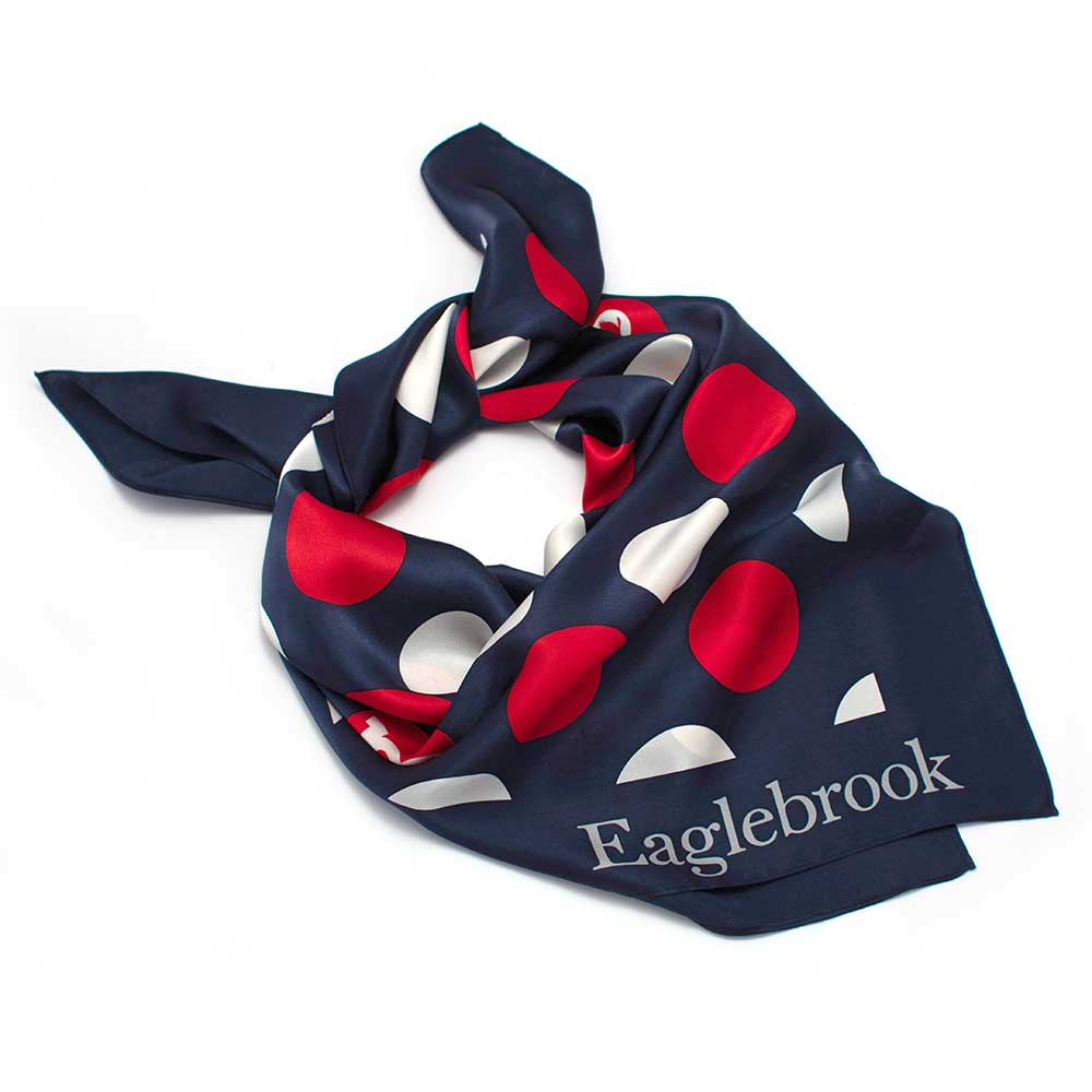 Luxury Eaglebrook Silk Scarf for Women - Soft 100% Mulberry Silk Fashion Accessory - Perfect for Office, Wedding & Travel