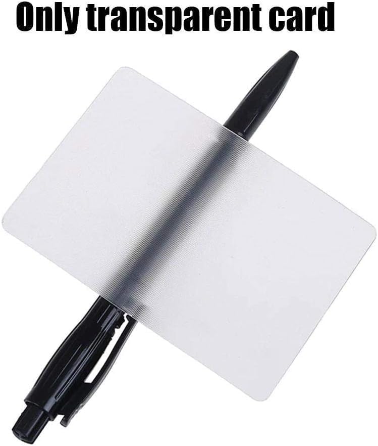 2Pcs Magic Lens Cards - Close-Up Magic Props & Card Perspective Distortion Tricks | Professional Magician Accessories & Gimmick Cards | Perfect for Street Magic, Party Tricks, and Illusion Performances