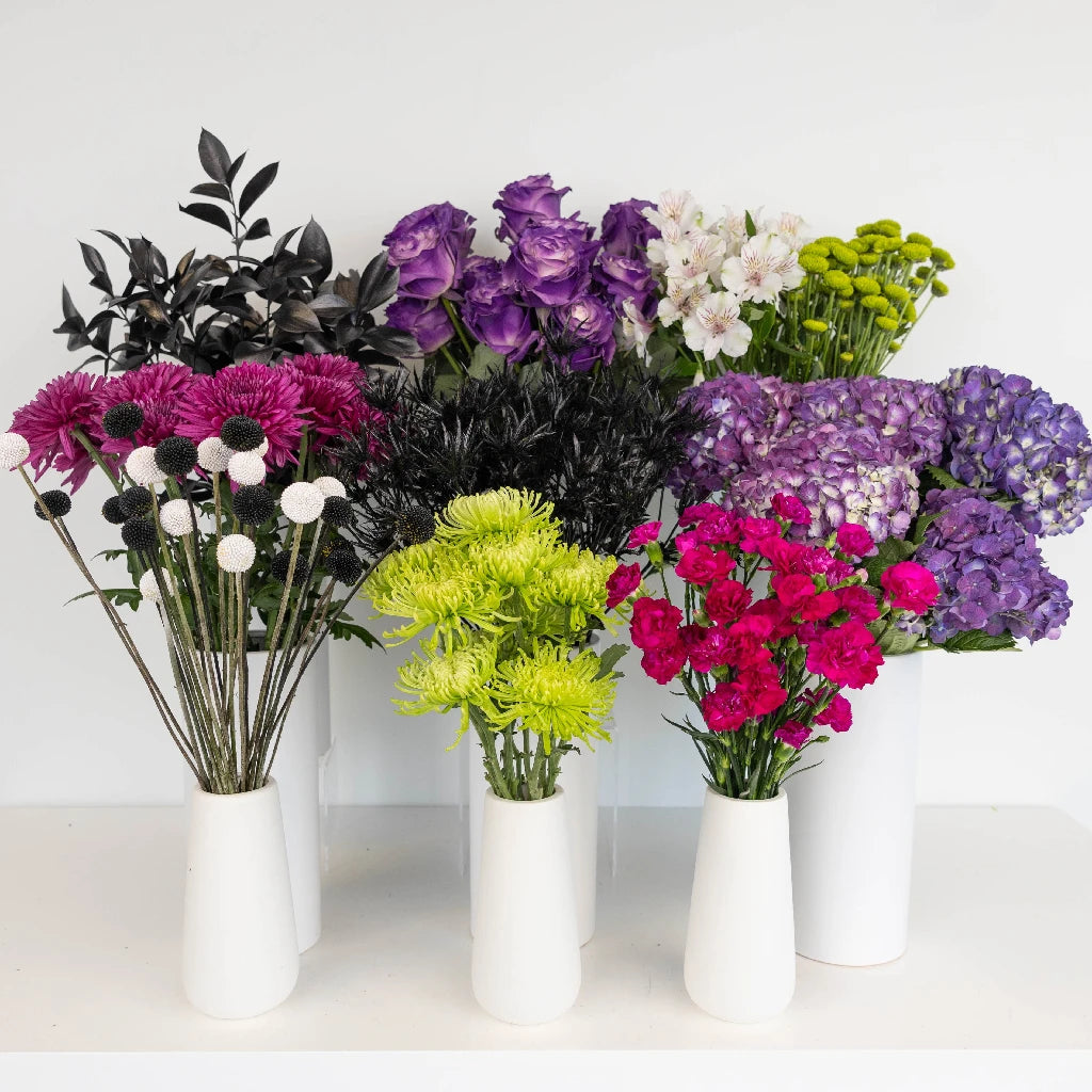 Beetlejuice Halloween DIY Flower Kit - Spooky Floral Arrangement for Halloween Decor, Party Centerpieces & DIY Crafts