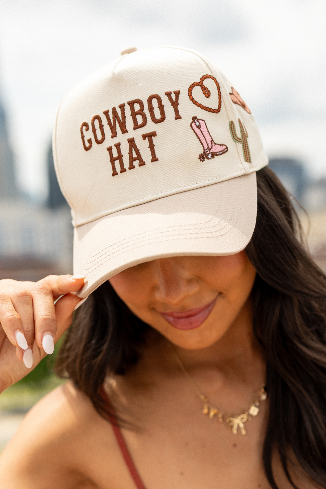 Stylish Beige Cowboy Baseball Cap for Men & Women - Perfect for Outdoor Adventures, Rodeos, and Country Music Festivals