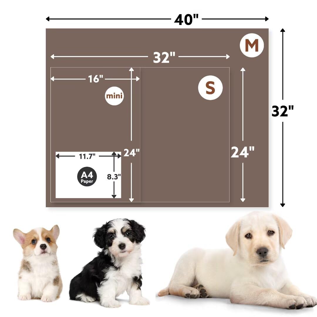 Premium Soft Flannel Dog Blanket with Cute Brown Paw Print - 43 x 66 Inches - Cozy Pet Blanket for Dogs & Cats - Perfect for Beds, Couches & Travel Use