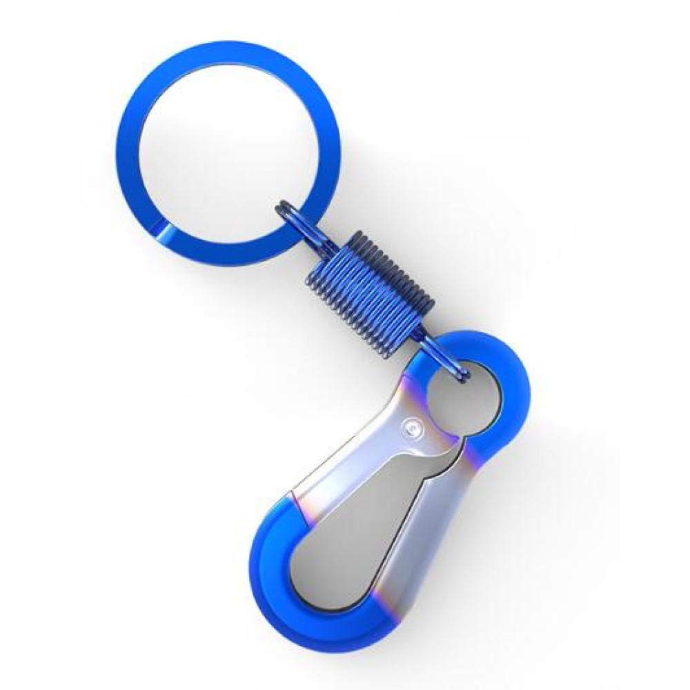 Premium Titanium & Silver Motorcycle Keychain - Durable Luxury Key Ring for Cars, Bikes & Motorcycles - Perfect Gift for Riders & Auto Enthusiasts (Great for Everyday Use & Travel Accessories)
