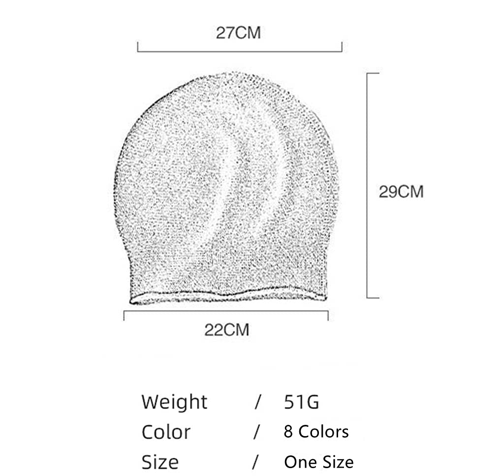 Soft Cashmere Slouchy Knit Beanie Hat for Women - Winter Warm Wool Knitted Skull Cap | Cozy Christmas Gift & Hip-Hop Fashion Accessory | Perfect for Cold Weather, Outdoor Activities & Street Style