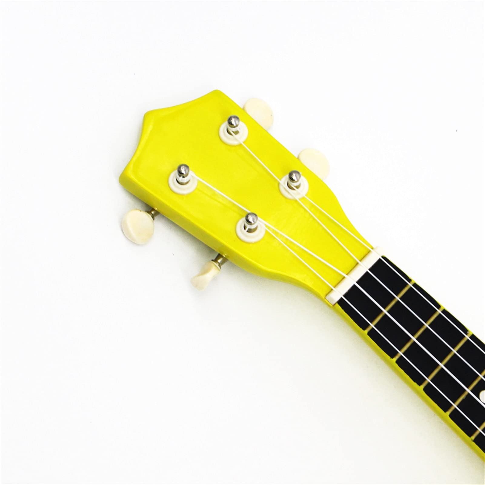 21 Inch Beginner Acoustic Ukulele - 4 String Basswood Mini Hawaii Guitar for Kids & Students (Yellow) | Perfect for Music Lessons, Gifts & Hawaiian-Themed Performances