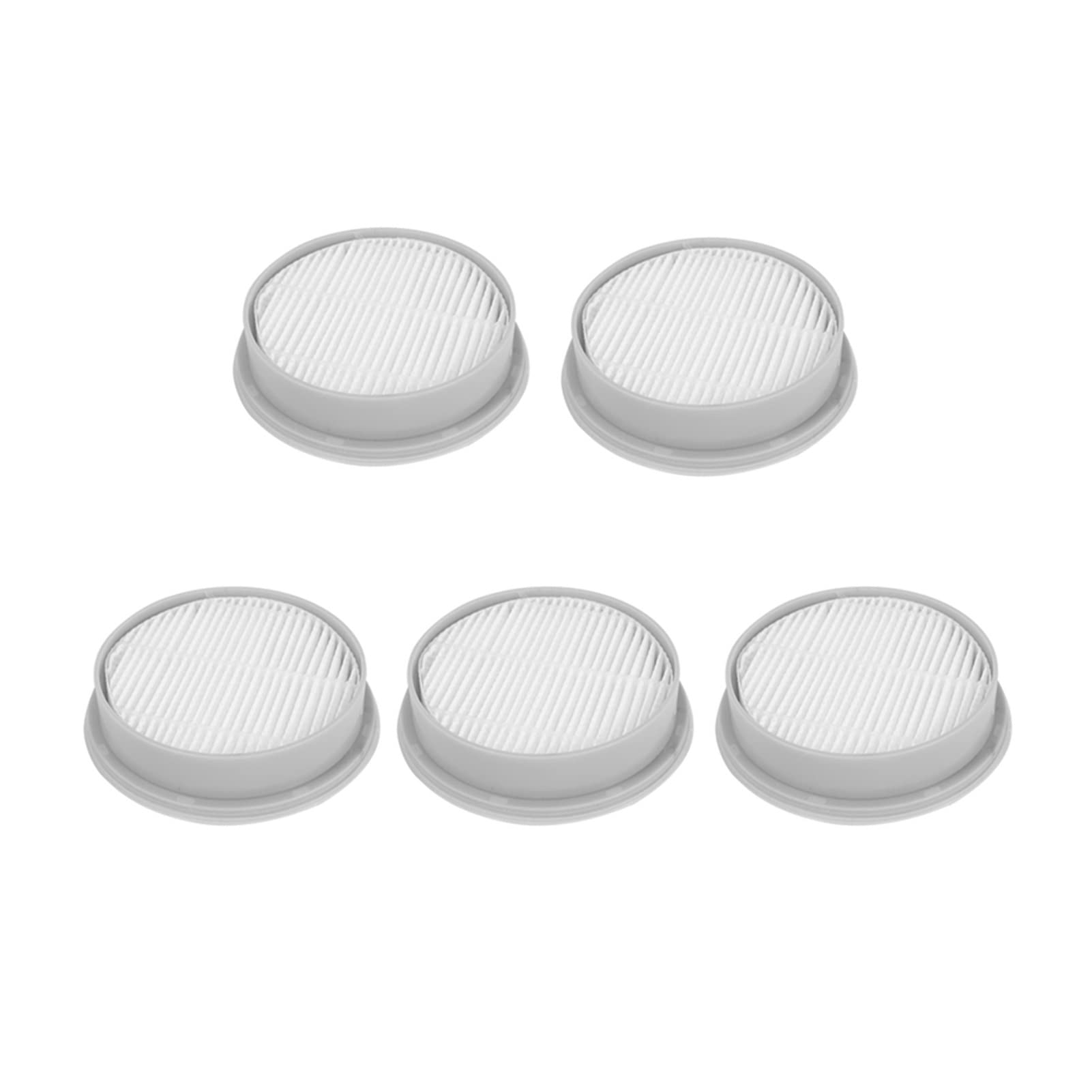 VIGANAN 5X HEPA Filter for Xiaomi Deerma VC20S VC20 Handheld Vacuum Cleaner - Replacement Vacuum Parts Accessories (White) - Perfect for Home Cleaning, Pet Hair Removal & Car Detailing
