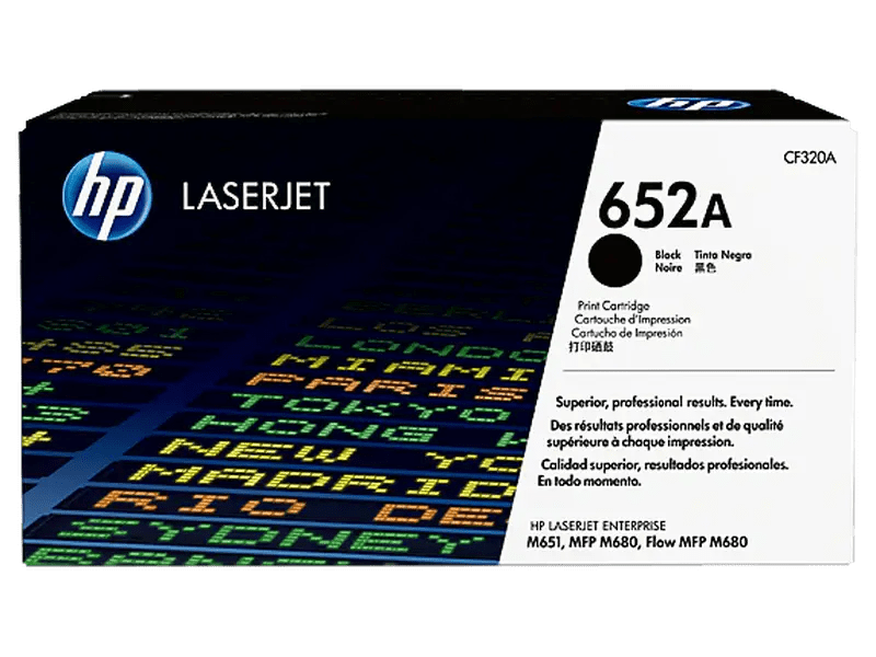 HP 652A Black Original LaserJet Toner Cartridge - Compatible with HP Printers - High Yield Printing for Office & Home Use