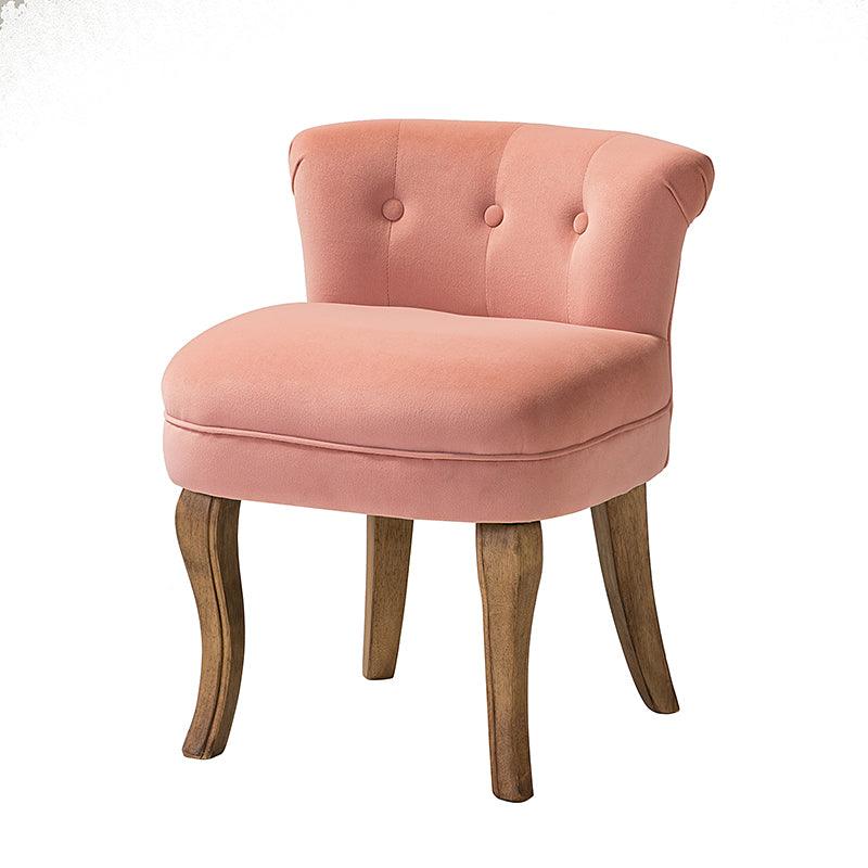 Moises Velvet Vanity Stool with Optional Types - Elegant Makeup Stool for Dressing Table, Bedroom & Bathroom