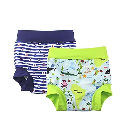 Navy Stripe+green