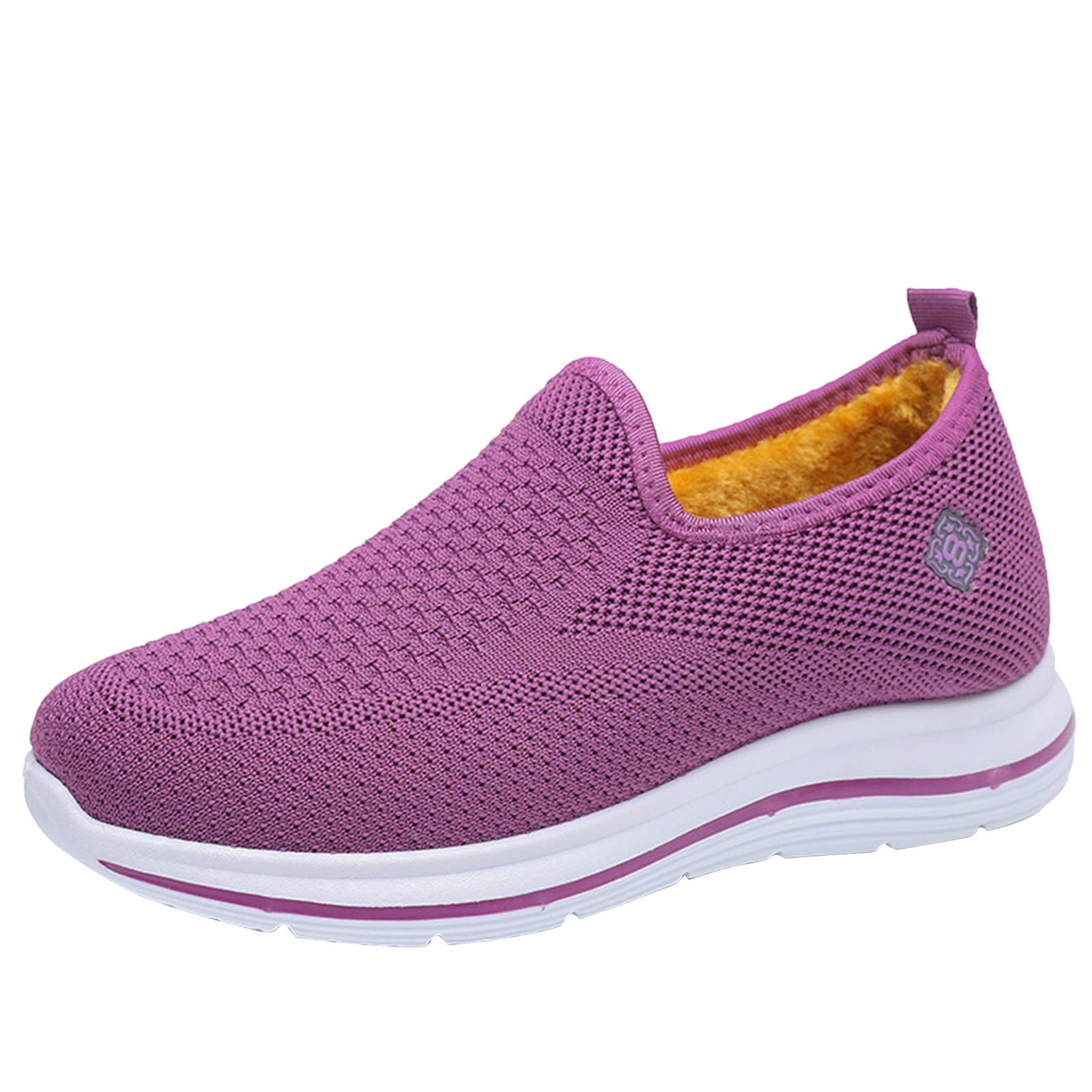 Men's Casual Leather Shoes & Women's Velvet Pumps with 1 Inch Heel - Comfortable Cotton Lining for Daily Wear, Office & Date Night Outfits
