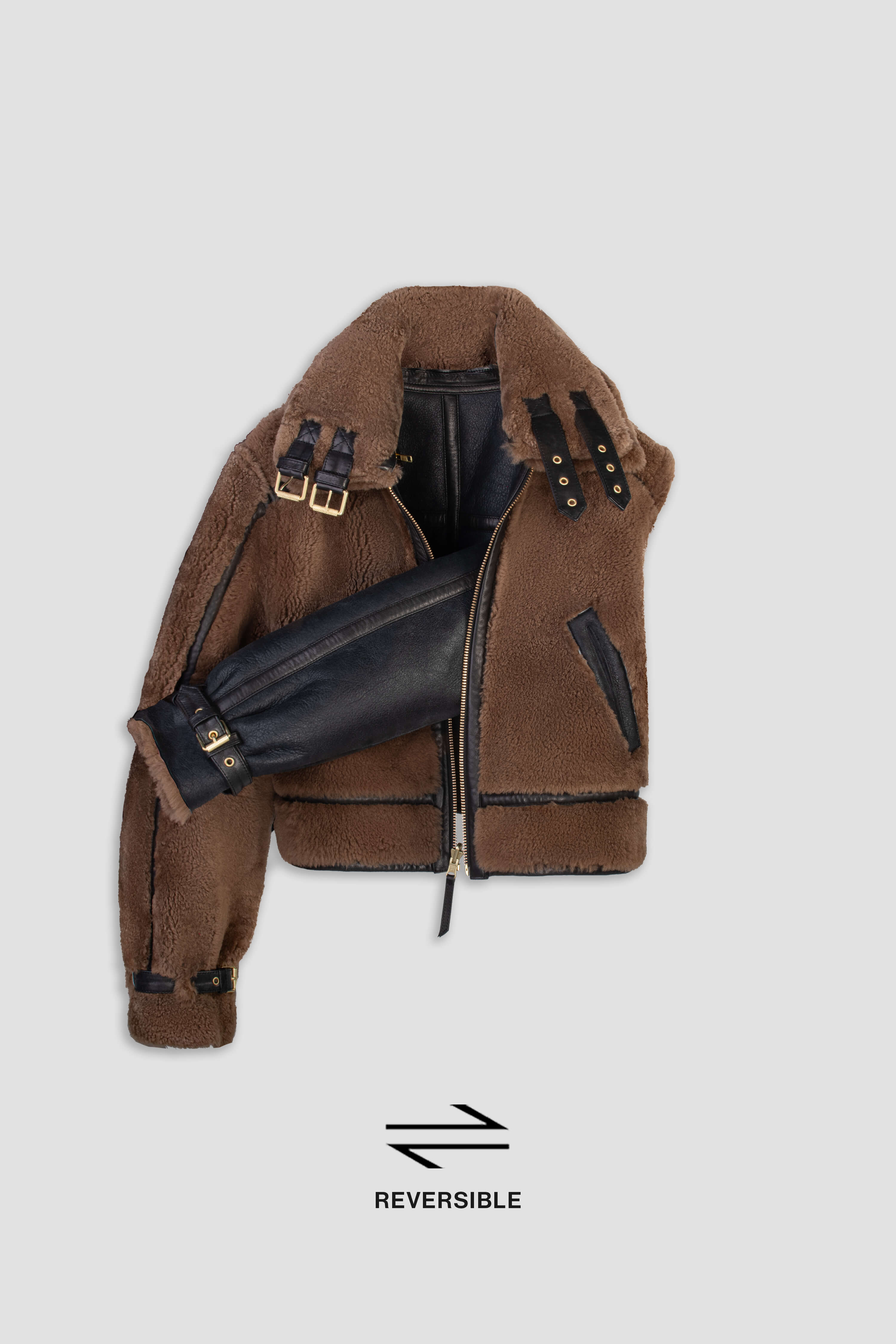 Hampton Reversible Teddy Jacket for Women - Cozy Fleece Outerwear for Fall & Winter | Perfect for Casual Outings, Layering & Cold Weather Fashion