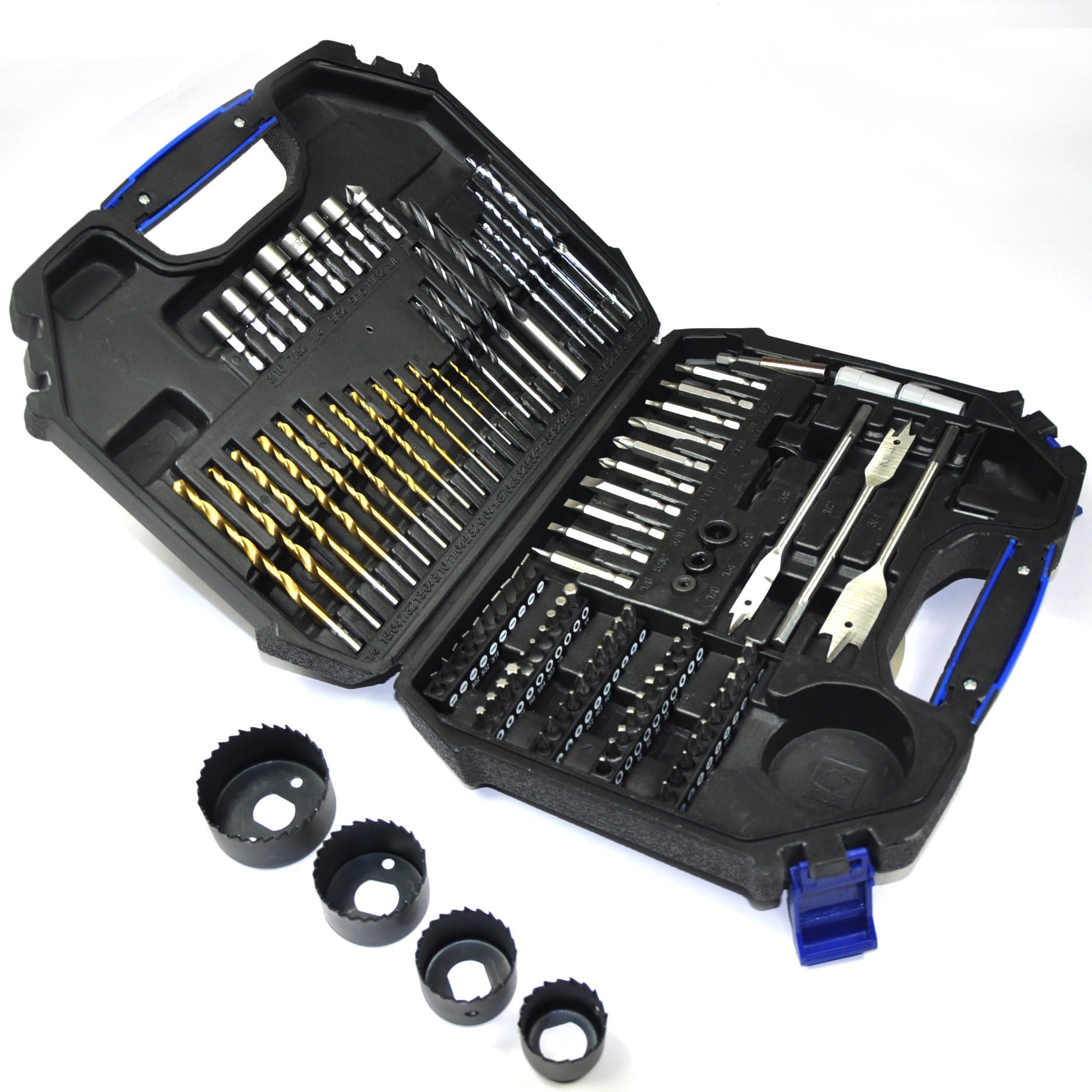 109-Piece Drill and Drive Accessory Set - Premium Drill Bits & Complete Drilling Kit for Wood, Metal & DIY Projects | Perfect for Home Improvement, Construction & Professional Use