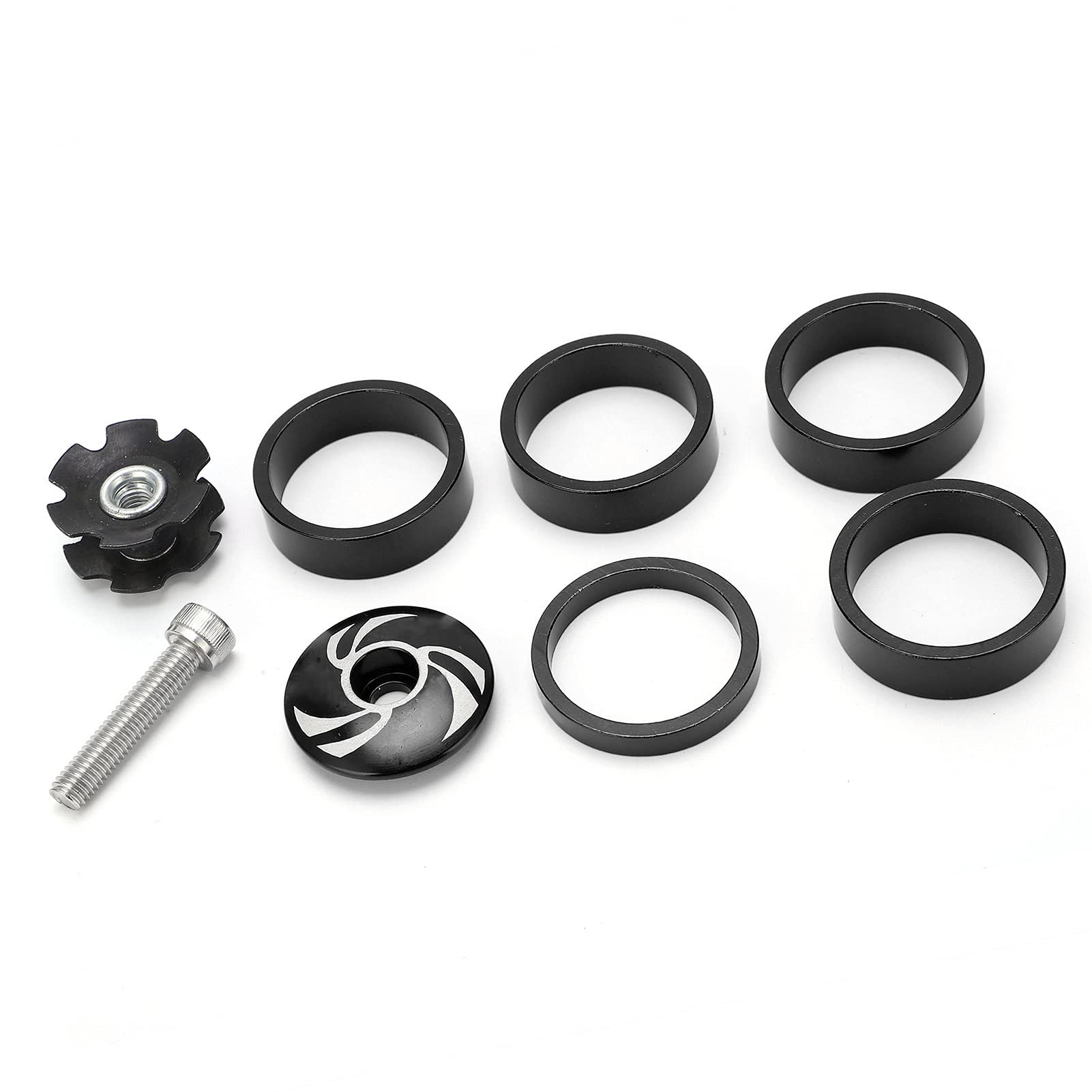 Durable Aluminum Alloy Bike Headset & Front Fork Set for Fixed Gear Bikes - Compatible with 5410T - Perfect for Urban Commuting, Road Cycling & Bike Maintenance