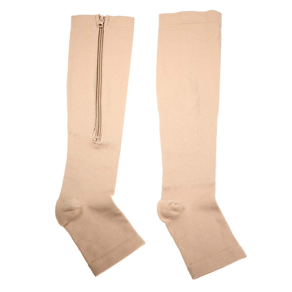 Women's Zipper Compression Socks for Sports & Swelling Relief
