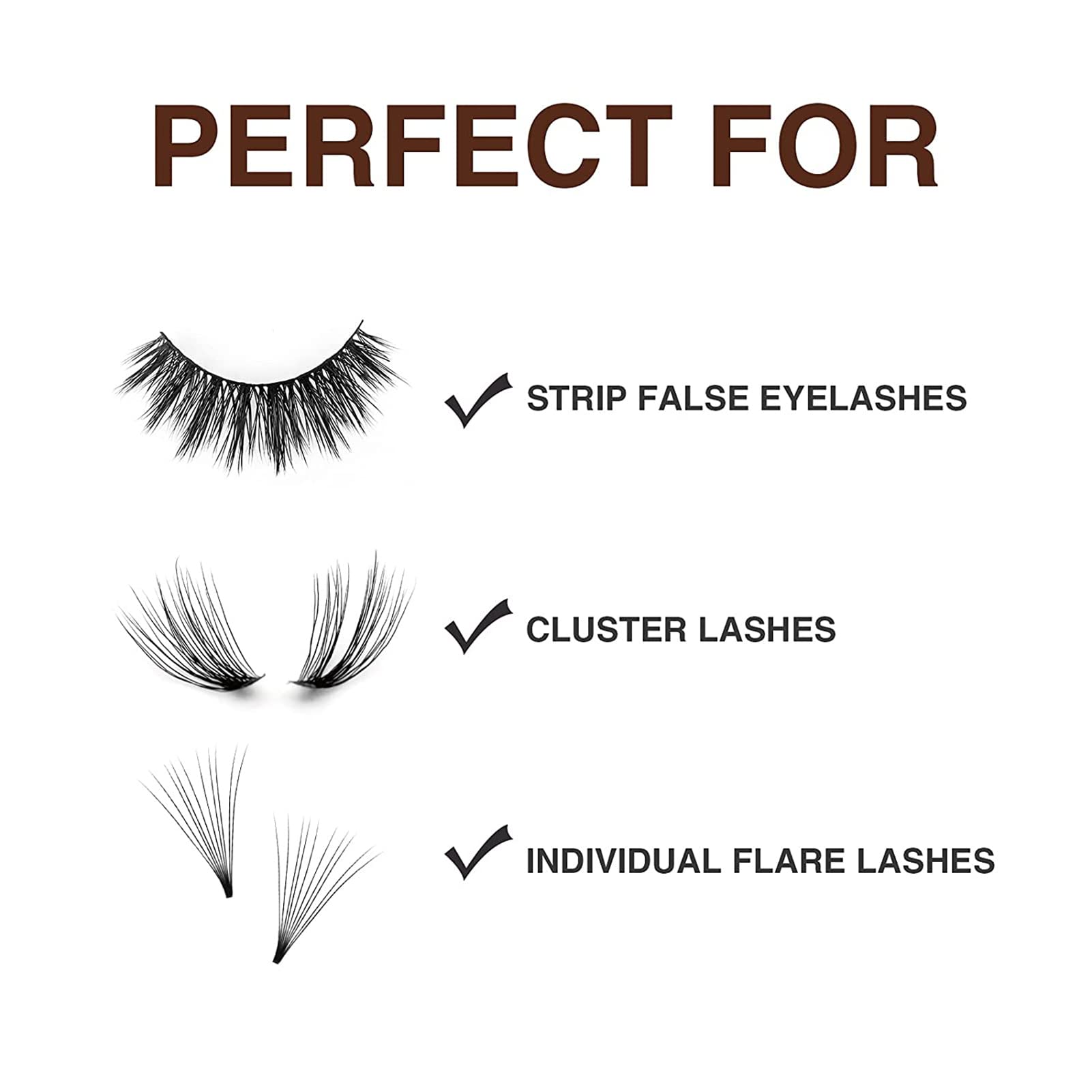 Best Strong Hold False Eyelash Glue - Fast Drying Adhesive for Strip Lashes (5ml/0.18oz) - Waterproof & Long Lasting - Perfect for Parties, Weddings & Daily Makeup