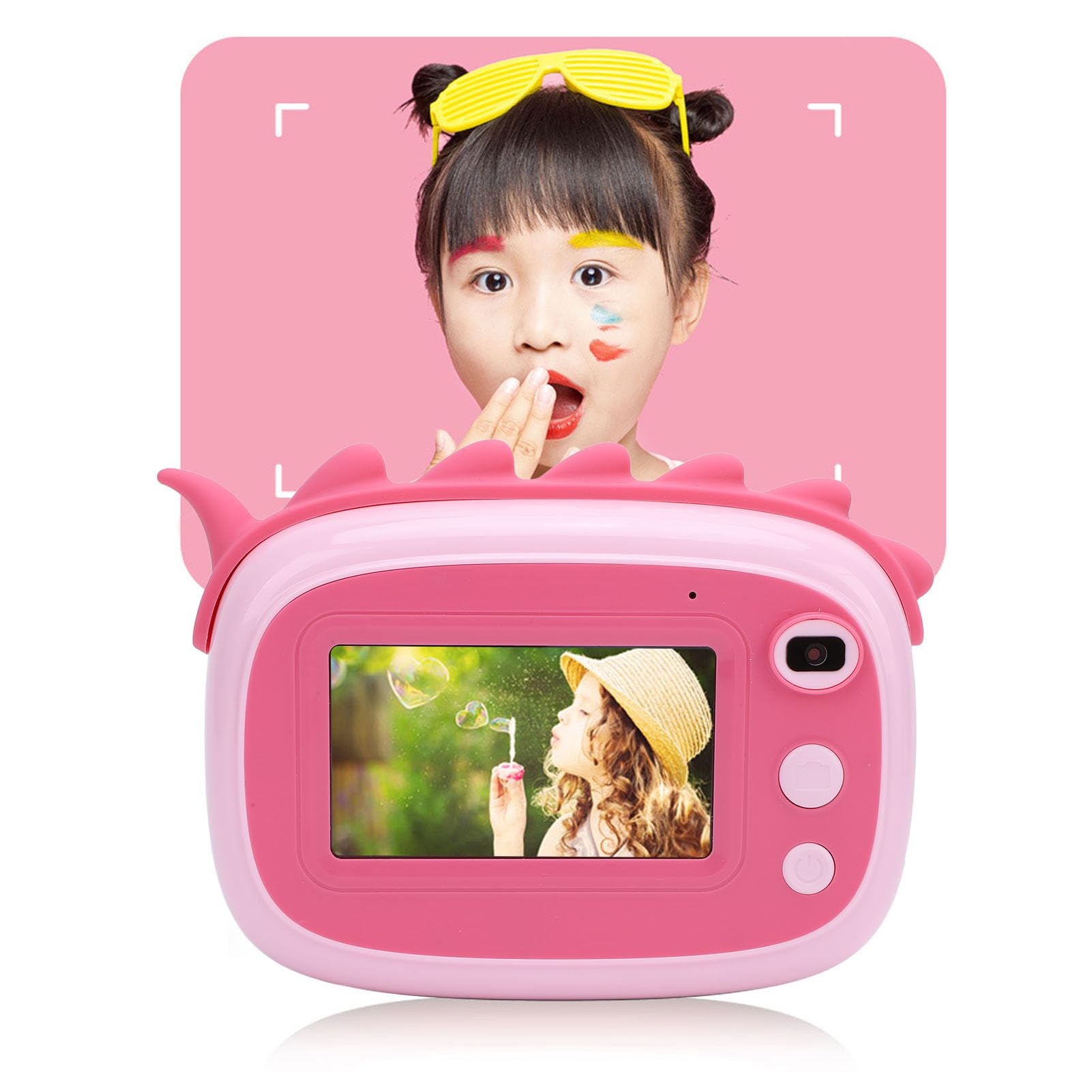Instant Print Digital Camera with Front & Rear Dual Lens - 1080P 48MP Selfie Camera with 3