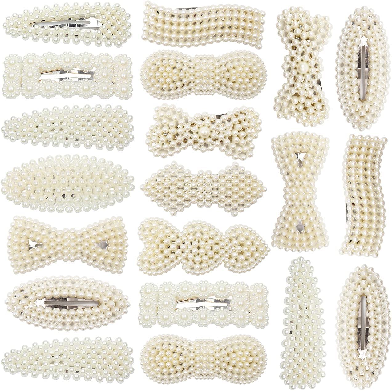 4-Pack Butterfly Hair Clips for Women & Girls - Crystal French Barrette Hair Accessories (Multicolor) - Perfect for School, Parties, Weddings & Everyday Styling