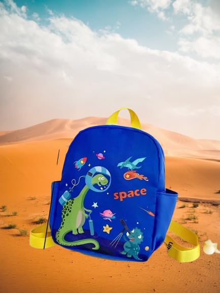 Dinosaur Print Fashion Backpack for Kids - Cartoon School Bag for Kindergarten Boys & Girls, 24x20x10cm - Perfect for School, Travel & Daily Use