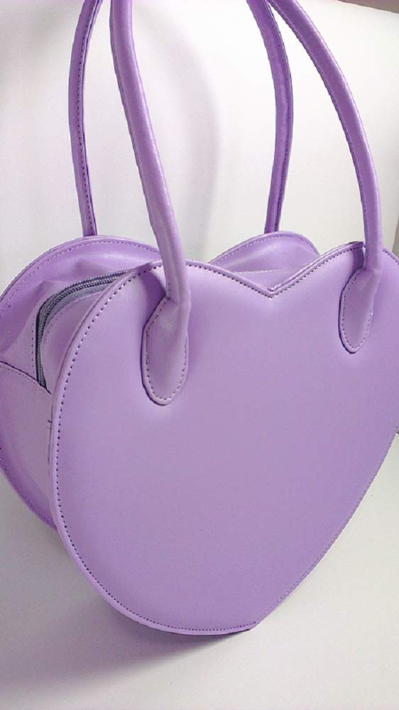 GK-O Fashion Women's Heart Shaped Lolita Handbag - PU Leather Clutch Purse & Wallet for Cosplay, Party, Date Night and Gift Giving