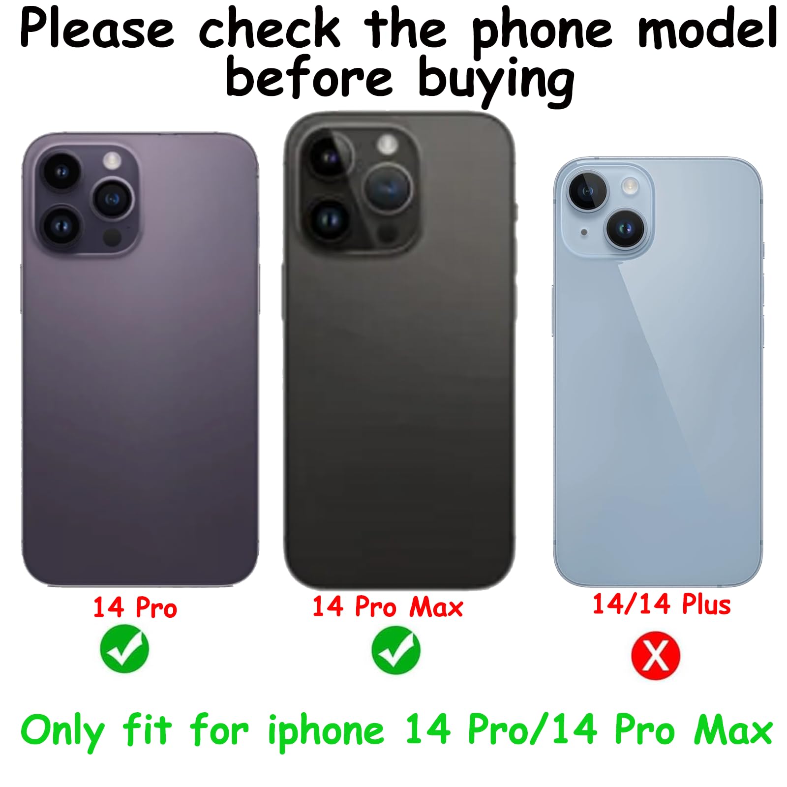 iPhone 14 Pro/14 Pro Max Rear Camera Lens Glass Replacement with Pre-Installed Adhesive & Repair Tool Kit - Easy DIY Fix for Cracked or Scratched Camera Lens - Perfect for Home Repair, Phone Maintenance, and DIY Enthusiasts