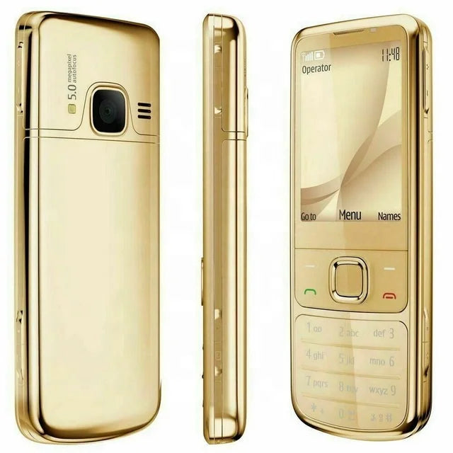 Unlocked Nokia 6700 Classic Gold Mobile Phone - 2.2 Inch Display, Dual SIM, 3G Smartphone for Business & Travel | Perfect for Professionals & International Use