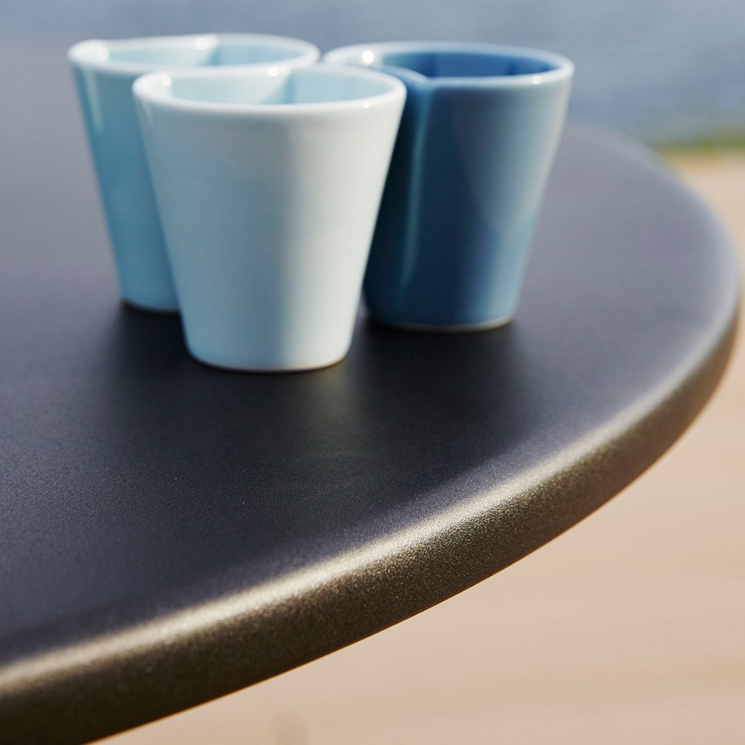 Durable Outdoor Side Table with Storage - Foldable Patio Footstool for Garden, Poolside & Balcony Use