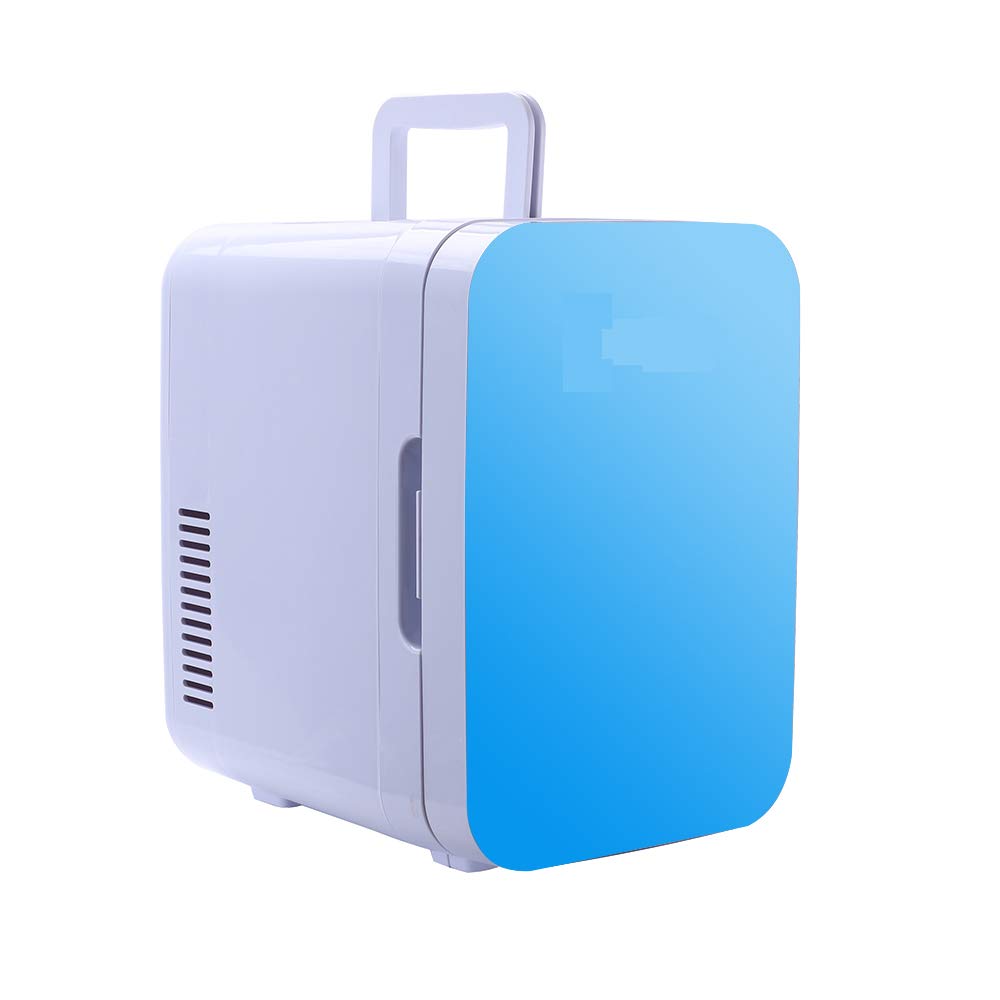 Teeker 6L Portable Mini Fridge - Electric Cooler & Warmer for Car, Home, Office - 8 Can Capacity Thermoelectric Cooling System (Blue) - Perfect for Road Trips, Camping, Small Spaces, Dorm Rooms & Picnics
