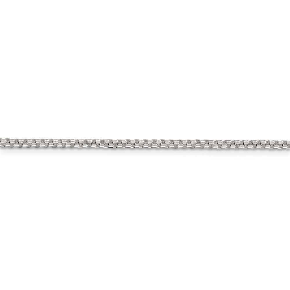 925 Sterling Silver 2mm Half Round Box Chain Necklace for Women - Durable Lobster Clasp - Perfect for Layering, Everyday Wear & Gift Giving