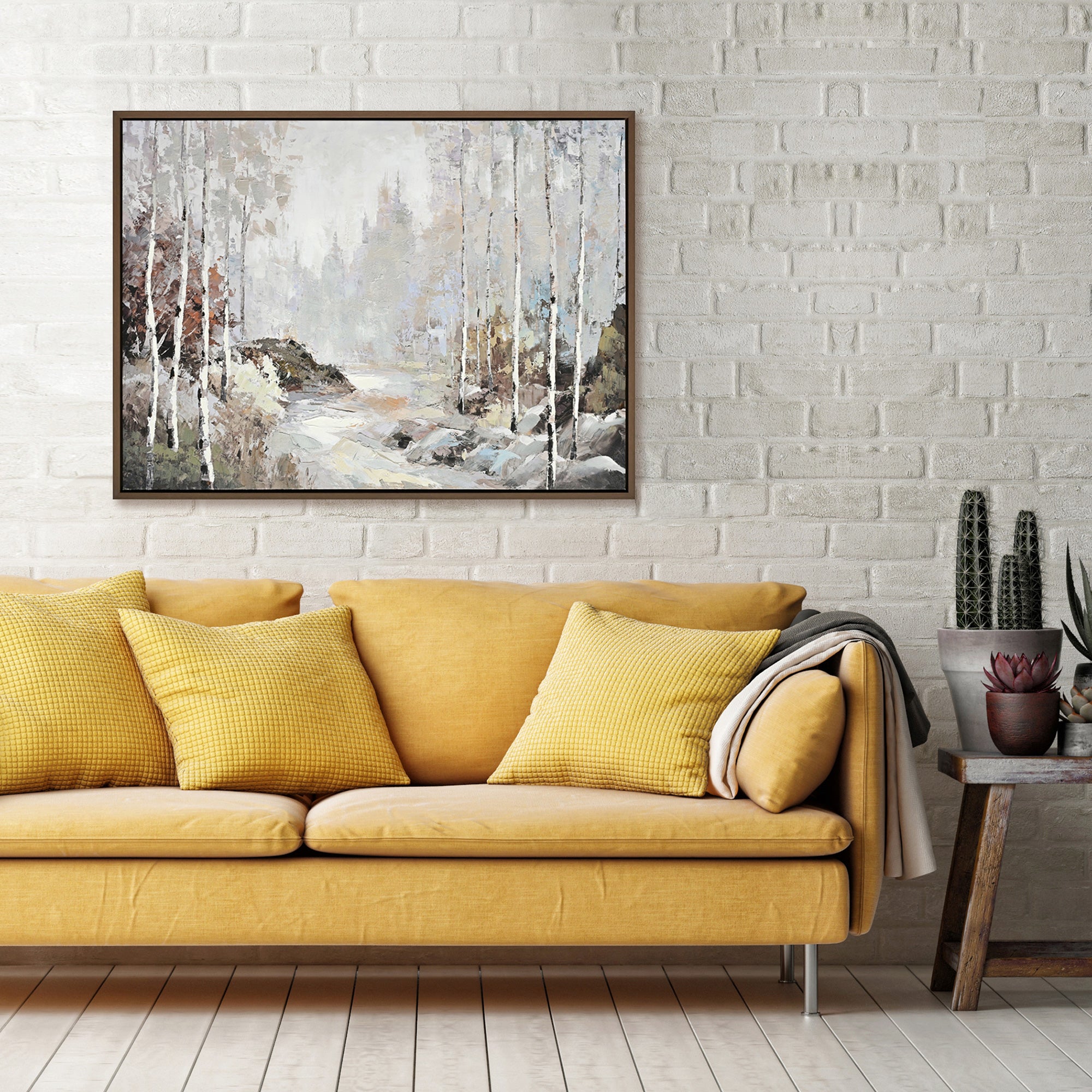Rocky Path Wall Art - Stunning Mountain Landscape Canvas Print for Home & Office Decor - Perfect for Living Room, Bedroom, or Office Wall Decoration