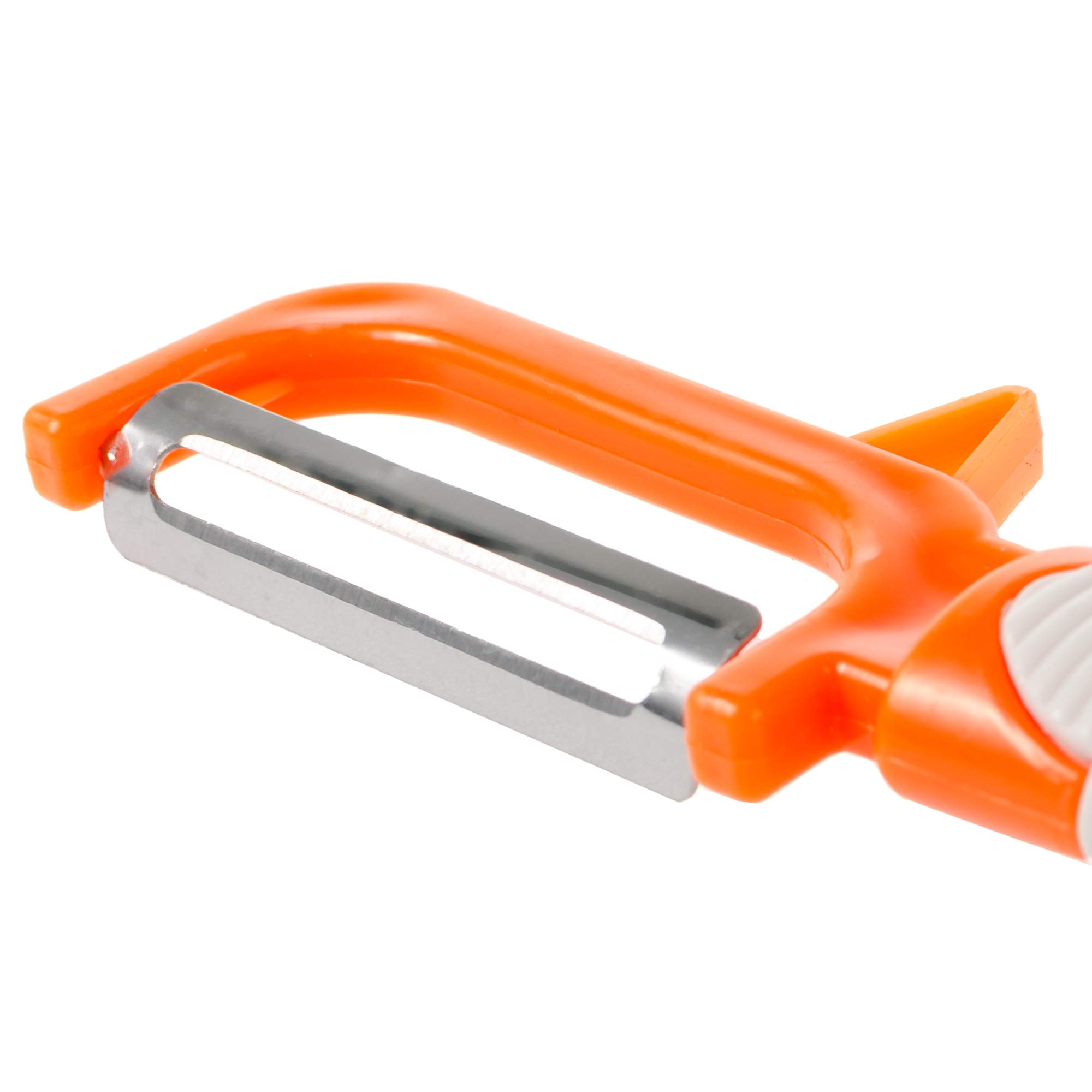 Ergonomic Swivel Vegetable Peeler - 4 Pack Stainless Steel Kitchen Peeler for Fruits, Potatoes, Mangoes - Dishwasher Safe - Perfect for Meal Prep & Professional Cooking