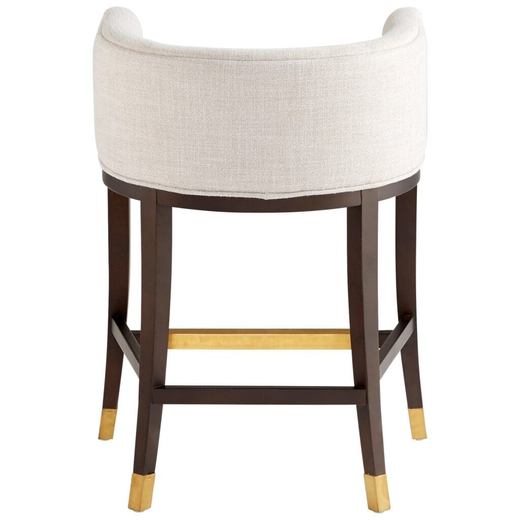 Cyan Design 10791 Chaparral Counter Stool - Zorro Fog - Medium Height Bar Stool for Kitchen Island, Breakfast Nook & Home Decor