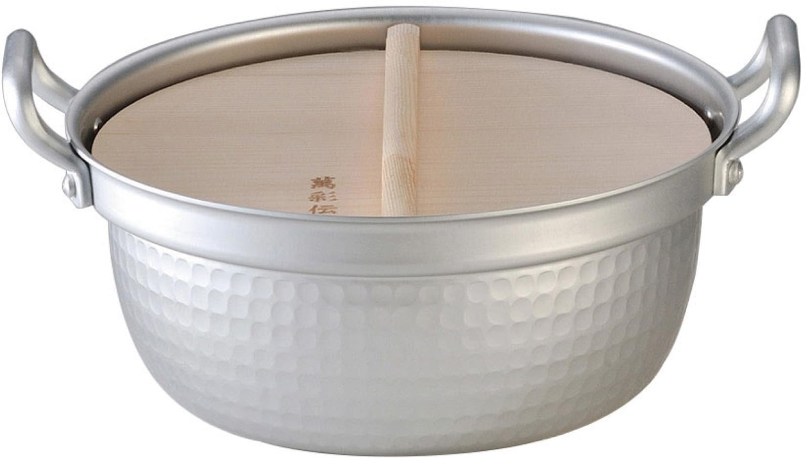 Premium Hokuriku Aluminum Stepped Pot 8.5 Inch (21.5cm) - Japanese-Made Cooking Pot for Gas Stove - Ideal for Simmering, Stewing & Traditional Japanese Hot Pot Dishes