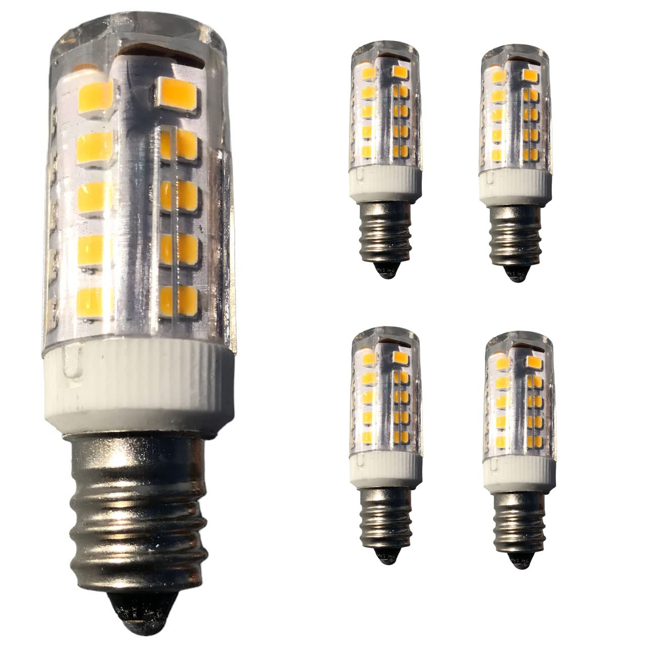 SilverFever E12 LED Light Bulb 3W (4-Pack) - Energy Efficient 30W Halogen Equivalent for Mosaic Turkish Lamps - Perfect for Home Decor, Living Room, Bedroom & Restaurant Ambiance Lighting