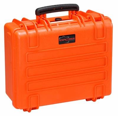 Waterproof Explorer Cases - Durable Multi-Purpose Storage Container for Camping, Hiking & Outdoor Adventures (Orange, One Size)