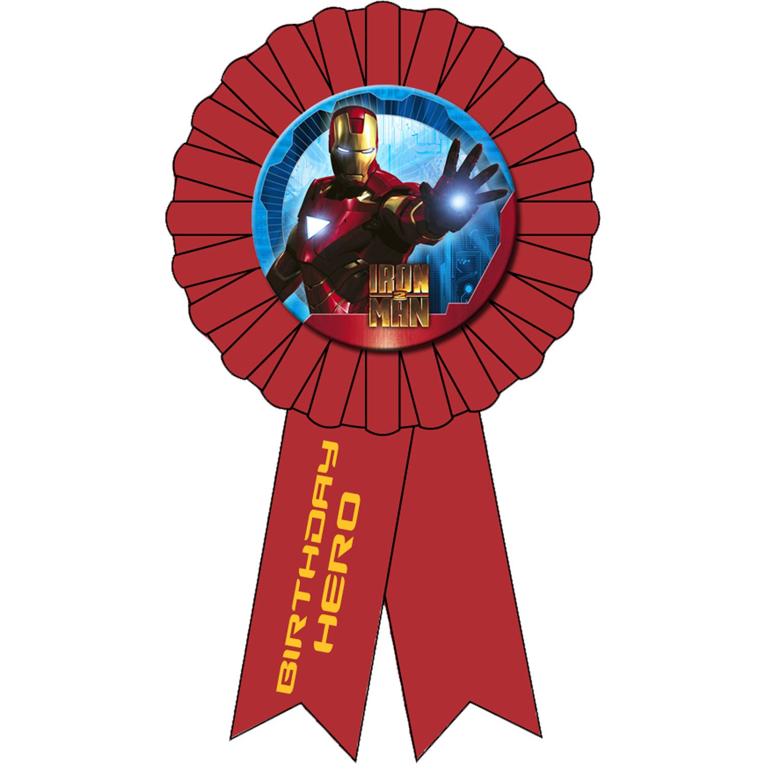 Official Iron Man 2 Movie Award Ribbon - Collectible Marvel Superhero Merchandise for Fans, Cosplay & Display
