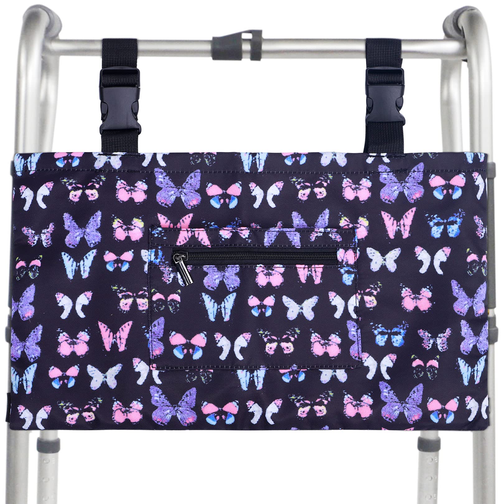 Waterproof Walker Bag with Pockets - Lightweight Universal Wheelchair Accessories for Seniors | Perfect for Daily Walks, Shopping & Outdoor Activities