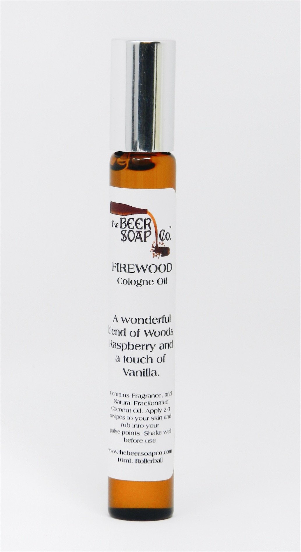Premium Firewood Scented Cologne Oil for Men - Long-Lasting Woody Fragrance - Perfect for Outdoor Adventures, Camping & Cozy Evenings by the Fireplace