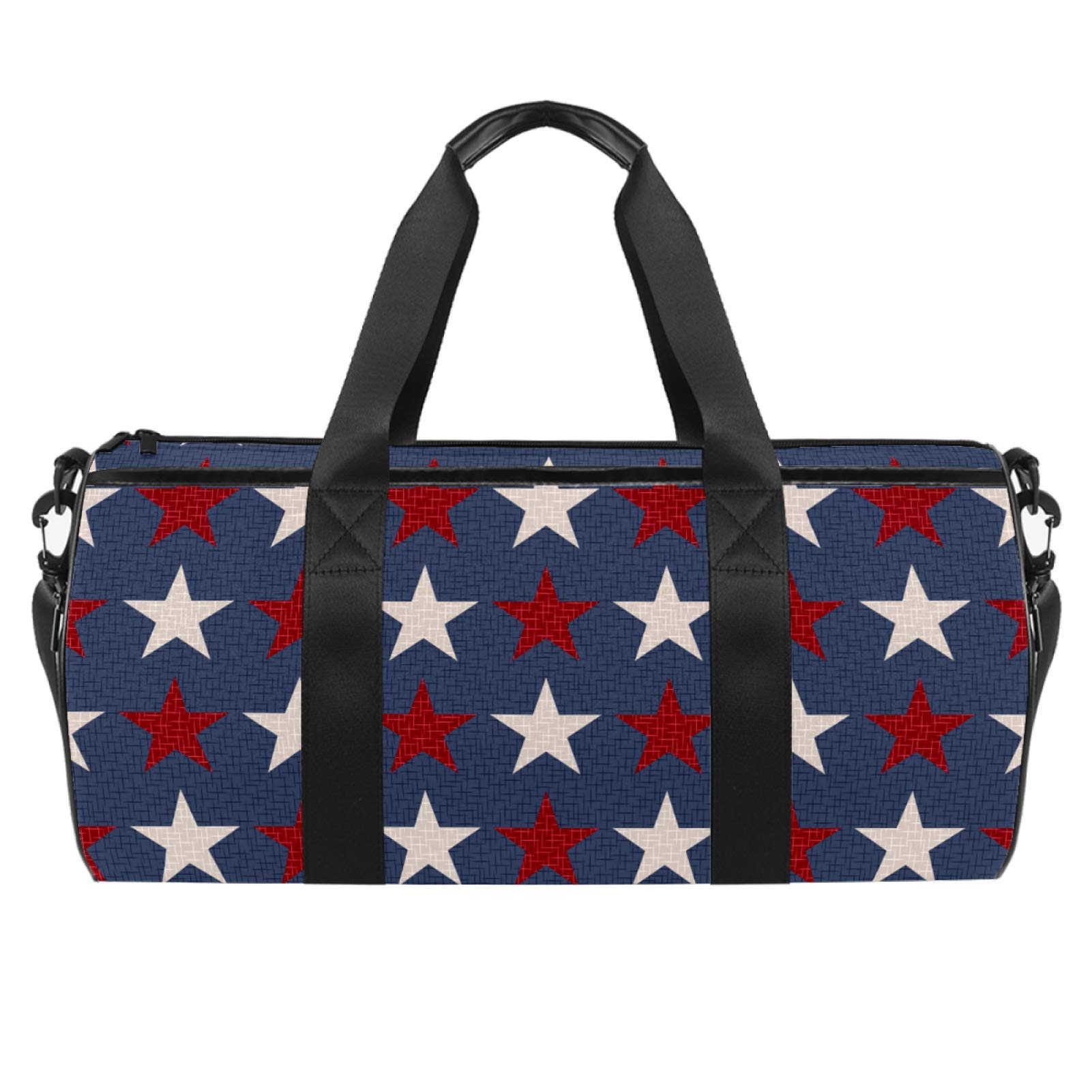 Patriotic Dragon Sword Design Seamless Travel Duffel Bag - Gym Sports Tote Luggage for Men & Women - Perfect for Workouts, Travel, and Outdoor Adventures