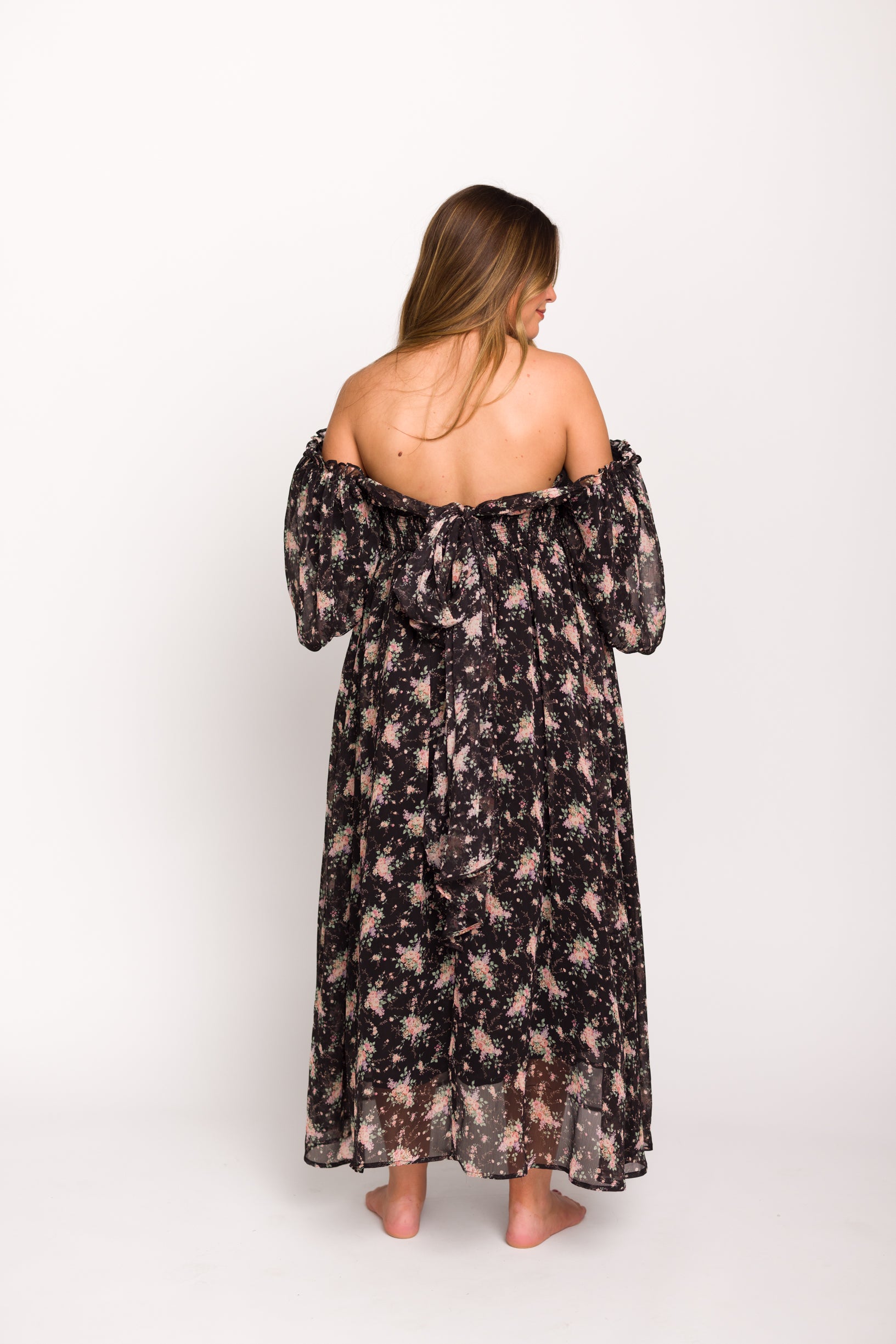Melody Maxi Dress in Black - Bump Friendly Maternity & Inclusive Sizing (S-3XL) | Perfect for Pregnancy, Nursing, Weddings & Special Occasions