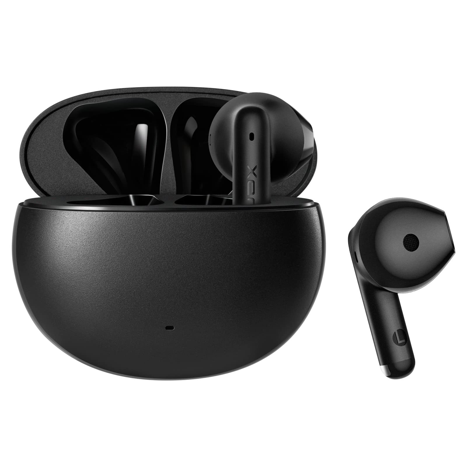 Edifier X2 True Wireless Earbuds - Bluetooth 5.0 Headphones with 28 Hours Playtime, HD Sound, Noise Cancelling Mic for Crystal Clear Calls, IPX5 Waterproof & Lightweight Design for Running, Gym Workouts & Sports (Black)