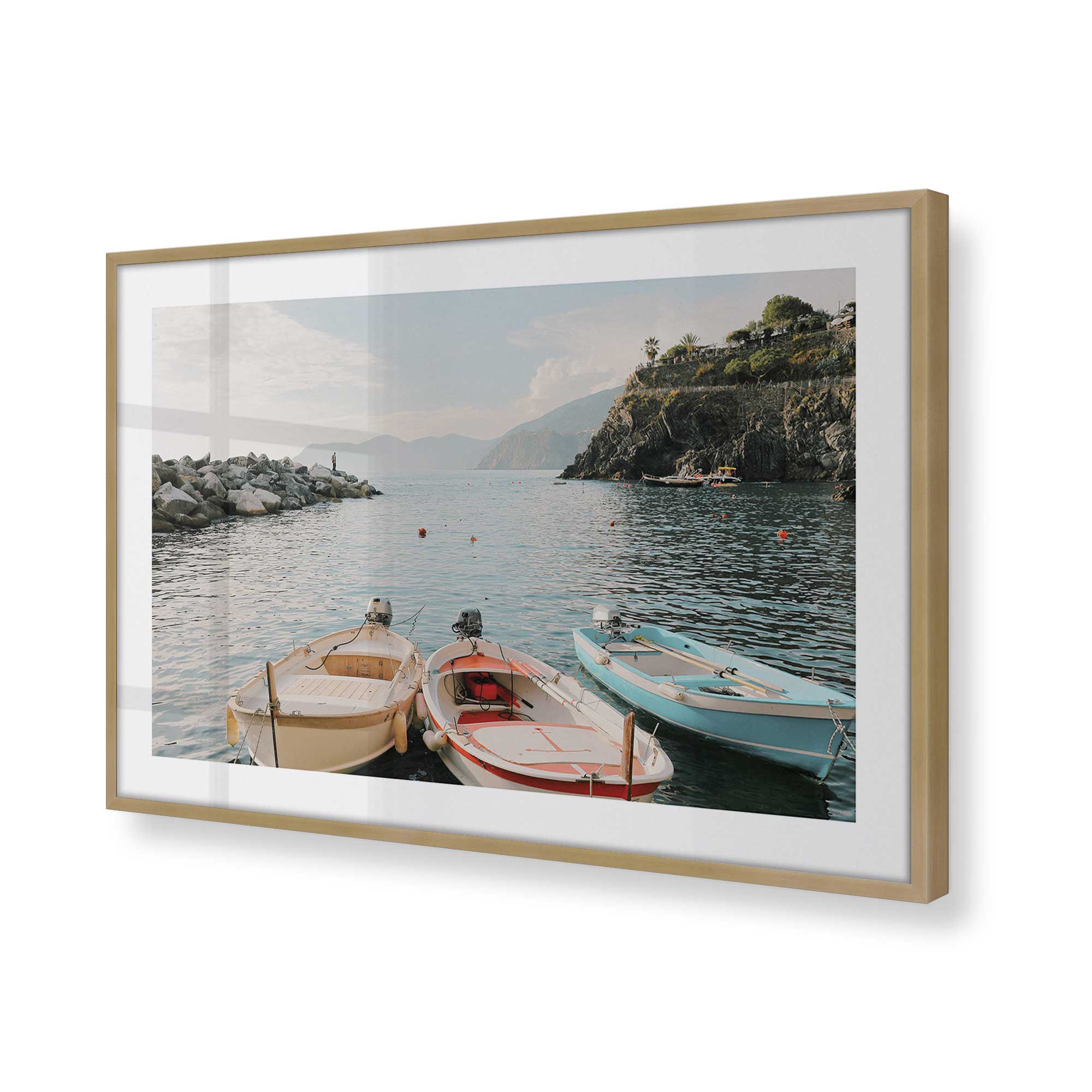 Dockside Dreams Print - Coastal Wall Art Decor for Beach House, Living Room & Bedroom | Nautical Themed Home Decor for Seaside & Ocean Lover Gifts