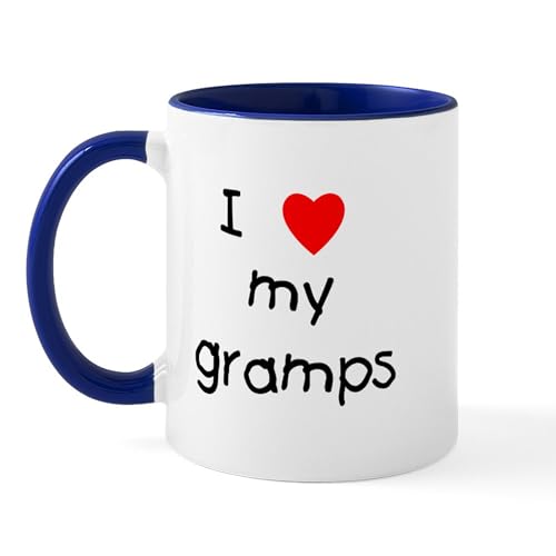 White/Navy Inside - I Love My Gramps Mug