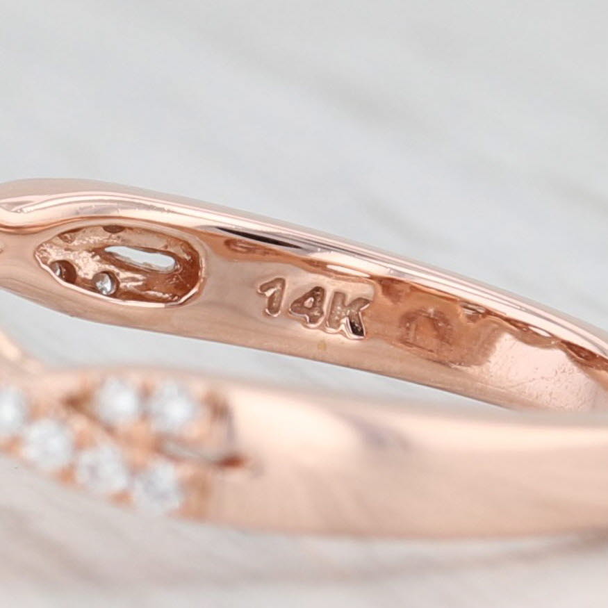 0.45ctw Round Diamond Halo Engagement Ring 14k Rose Gold Size 7 - Elegant Wedding Proposal Ring for Her, Perfect Anniversary Gift & Promise Ring for Special Occasions