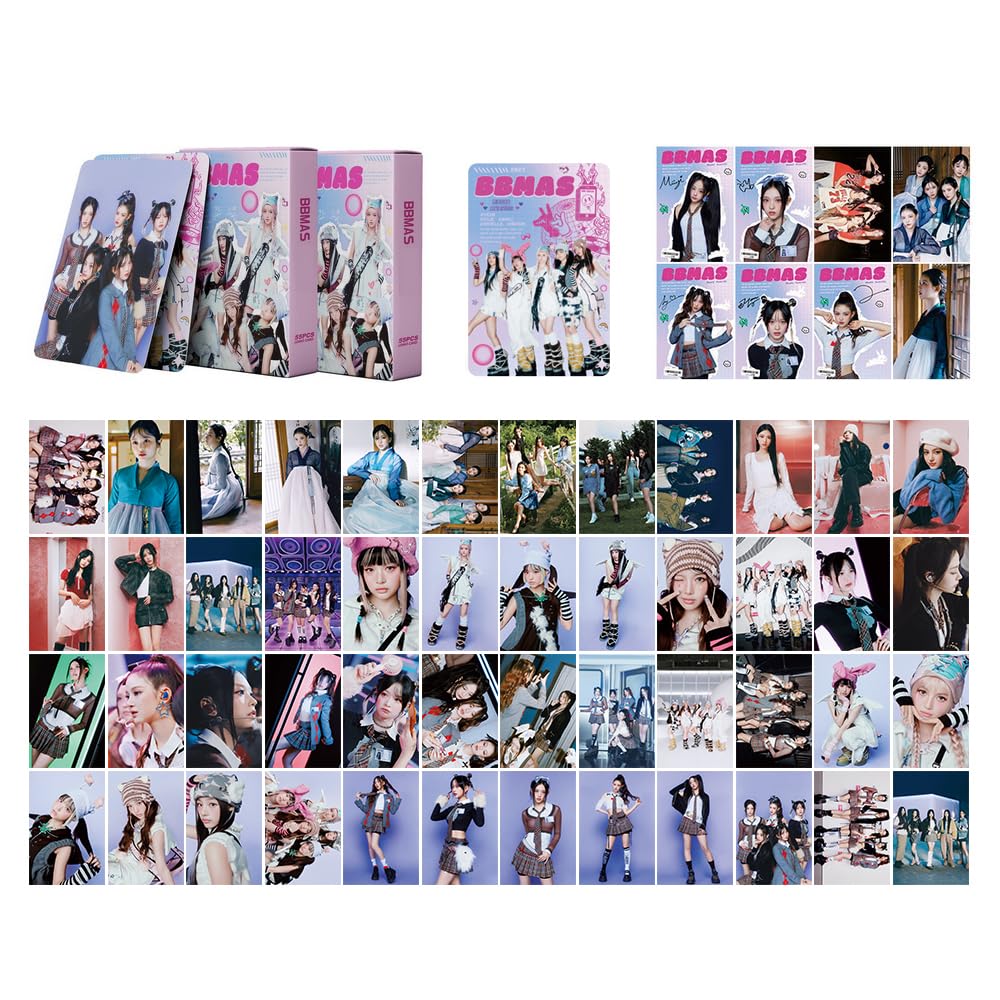 4Pack/220Pcs Bunny Lomo Photocards Set - Kpop Album Collectible Cards, Cute Bunny Fans Merchandise for BTS, Blackpink, TWICE - Perfect for Scrapbooking, Journaling, and Kpop Fan Gifts