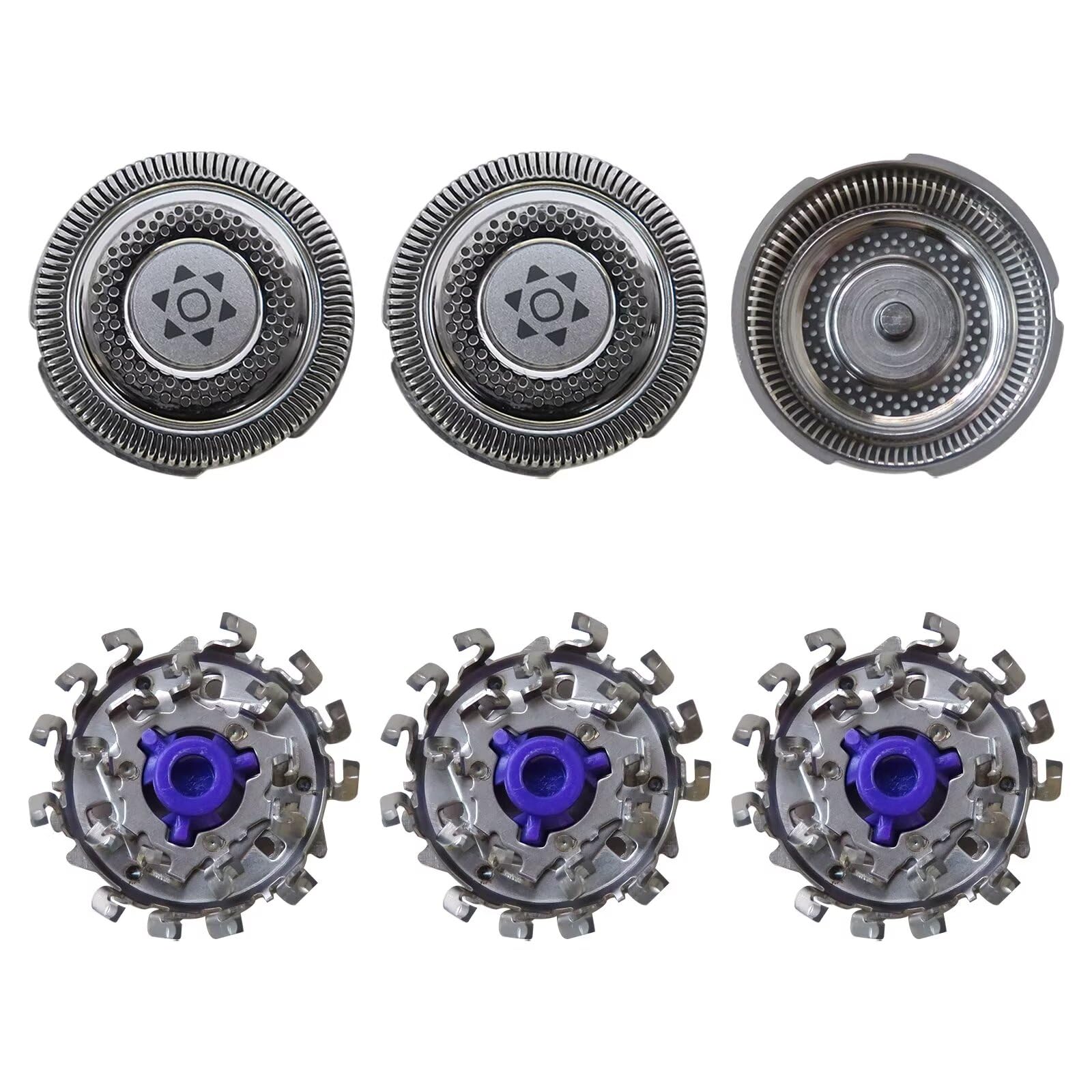 3-Pack Replacement Shaver Heads Blades SH98 for Philips Series 9000 Prestige SP9861 Electric Razor - Perfect for Travel, Home & Daily Grooming