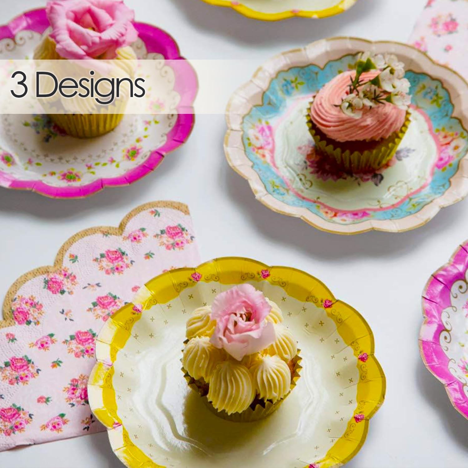 Delicious Paper Plates by Talking Tables - Perfect for Parties, Picnics & Birthday Celebrations