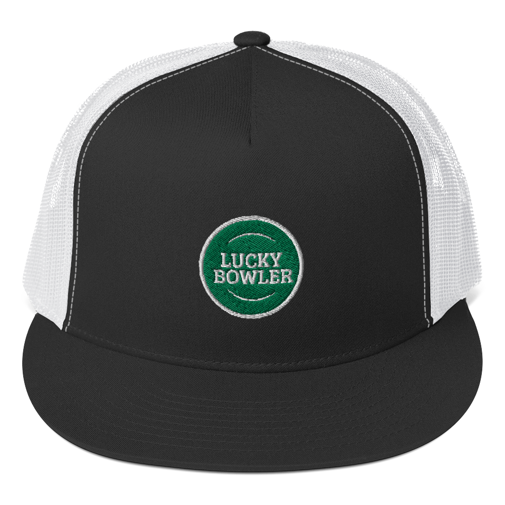 Lucky Bowler Trucker Hat - Stylish Adjustable Baseball Cap for Men & Women - Perfect for Outdoor Activities, Sports, and Casual Wear