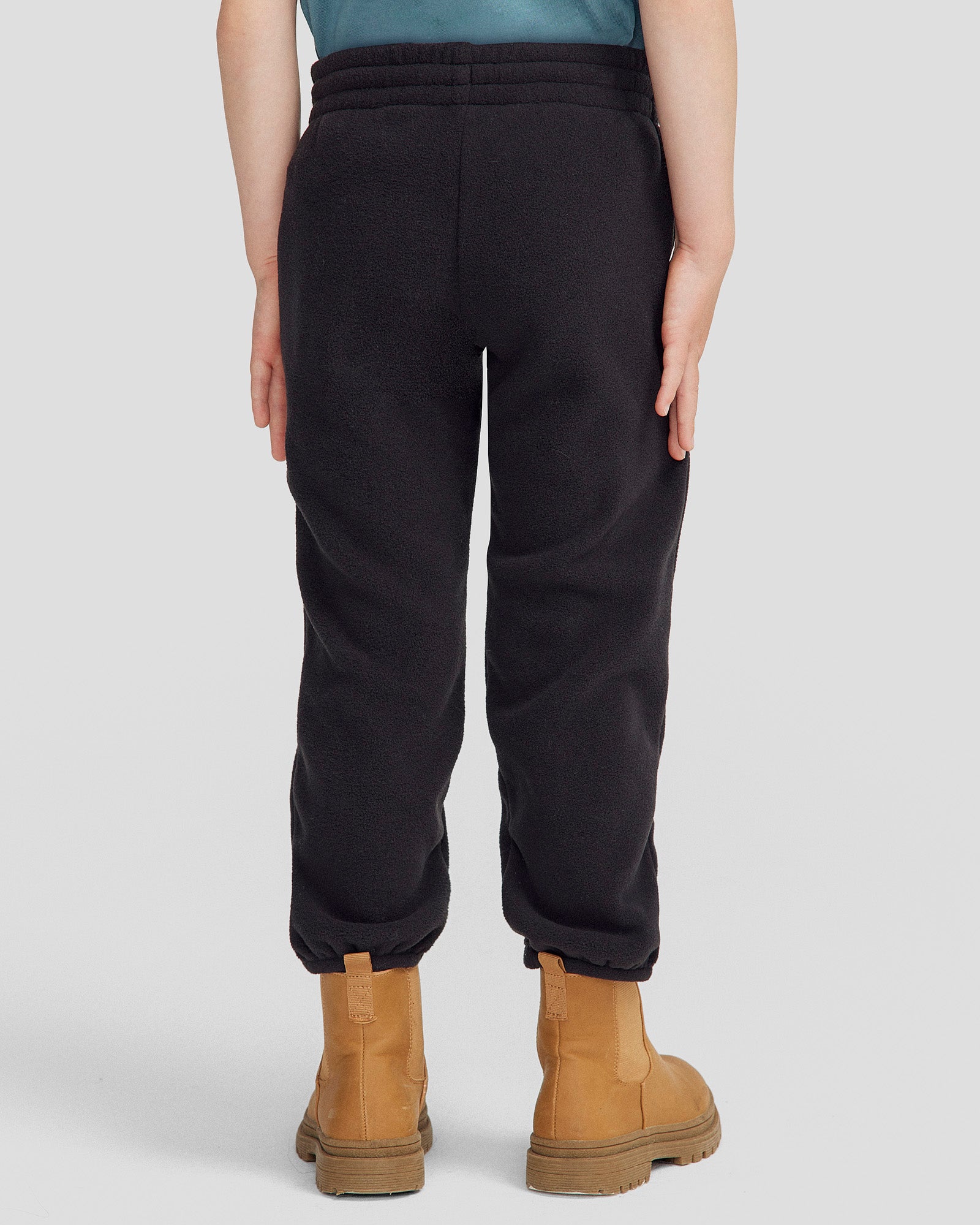 Kids' Ridge 100 PrimaLoft® Bio Joggers - Black | Eco-Friendly Insulated Running Pants for Boys & Girls | Perfect for Outdoor Play, Winter Sports & Cold Weather Activities