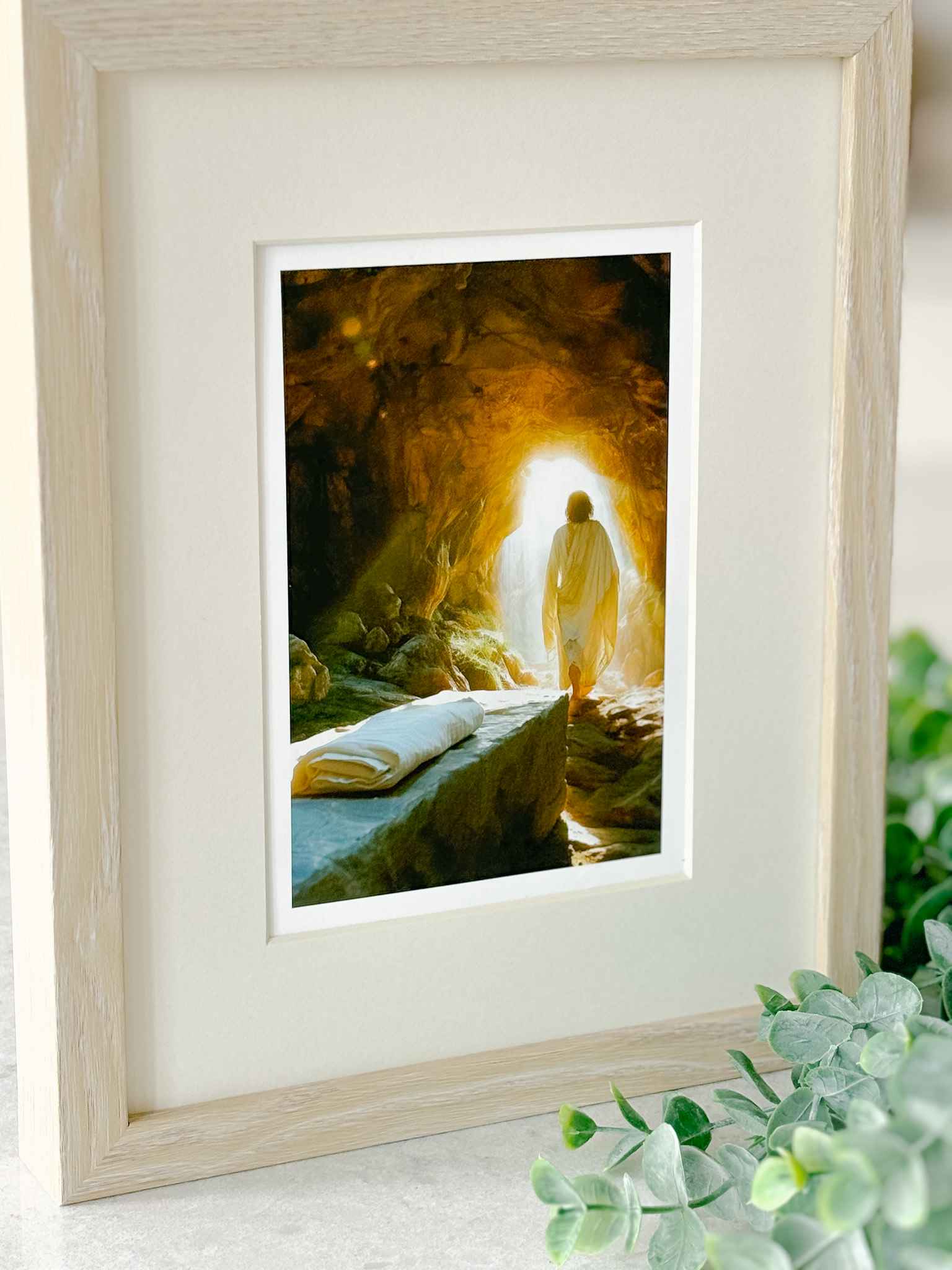Victory in Jesus Print - Inspirational Christian Wall Art for Home, Church & Office Decor - Perfect for Gifts & Faith-Based Interiors