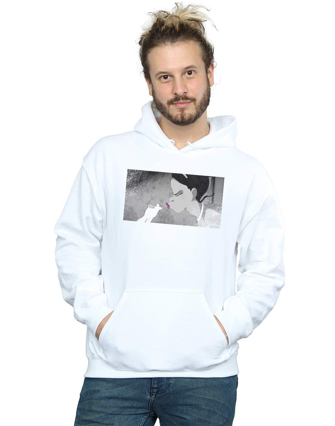 Disney The Princess And The Frog Kiss Hoodie for Men - Cozy Pullover Sweatshirt with Movie Design - Perfect for Casual Wear, Movie Nights & Disney Fan Gifts