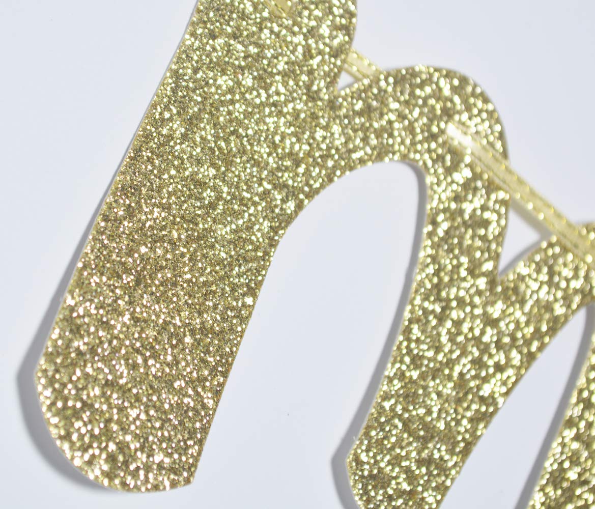 Mommy to Bee Banner Sign - Gold Glitter Baby Shower Decor for Gender Reveal & Birthday Parties | Nursery Wall Decor, Bunting for Bee-Themed Celebrations
